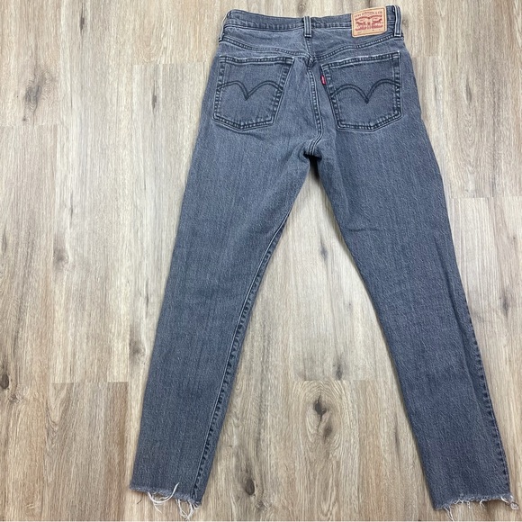 Levi’s 501 raw hem gray skinny jeans - Picture 4 of 12